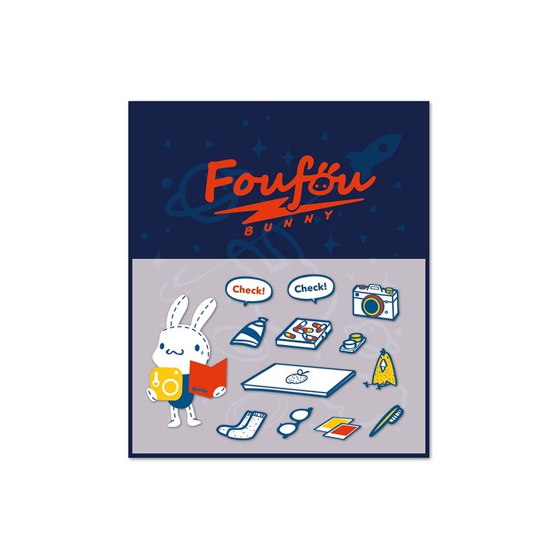 Foufou-乾式轉印貼紙-旅遊