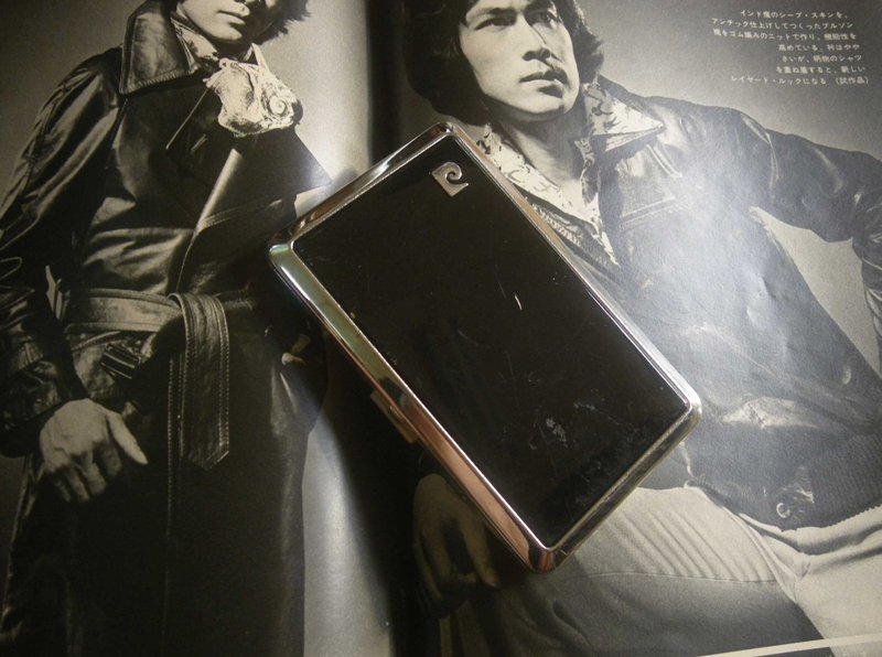 【老時光 OLD-TIME】早期Pierre Cardin金屬名片盒 - 名片夾/名片盒 - 其他材質