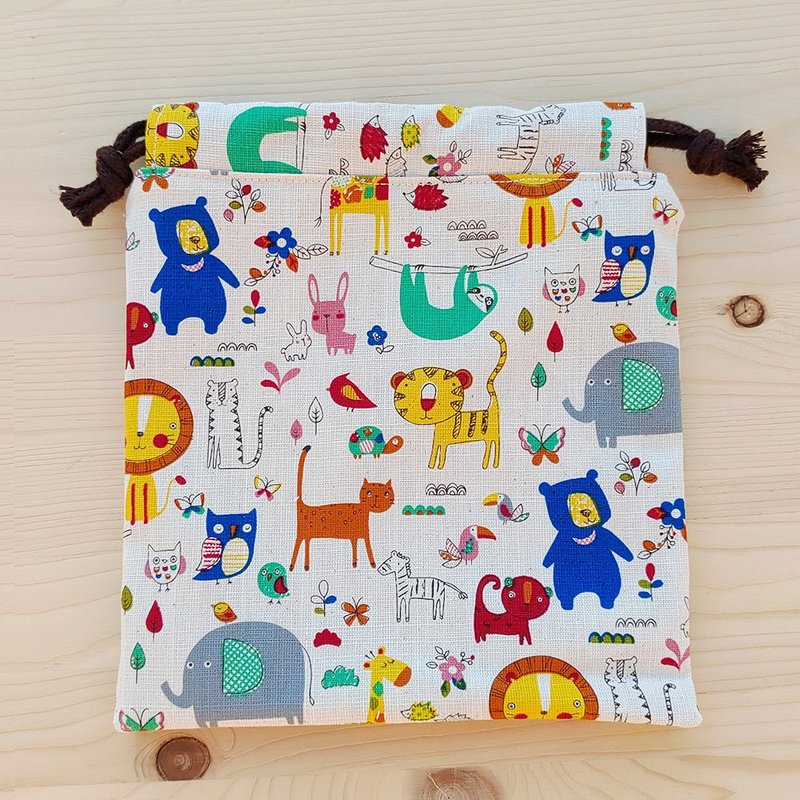 Doodle animal bundle pocket (large)