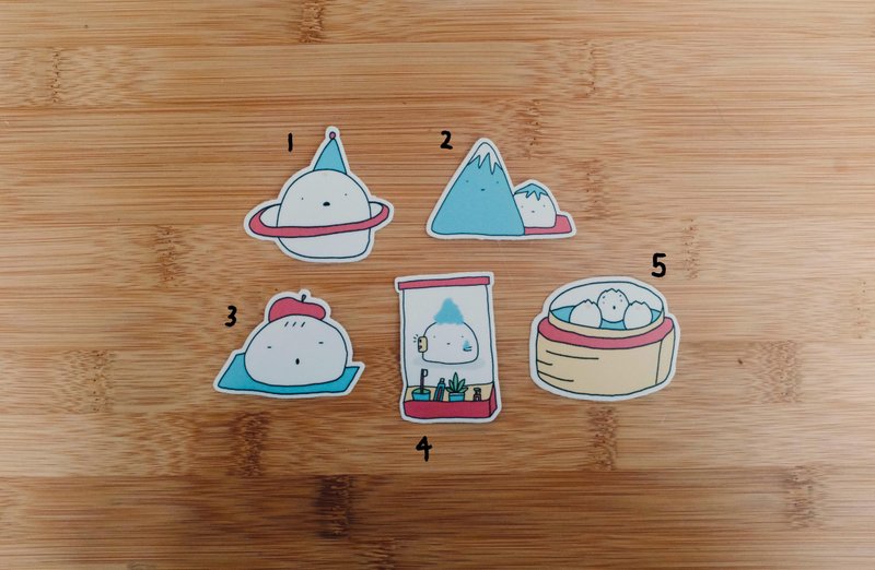 Mini Sticker Pack 3 (Mr Pau)