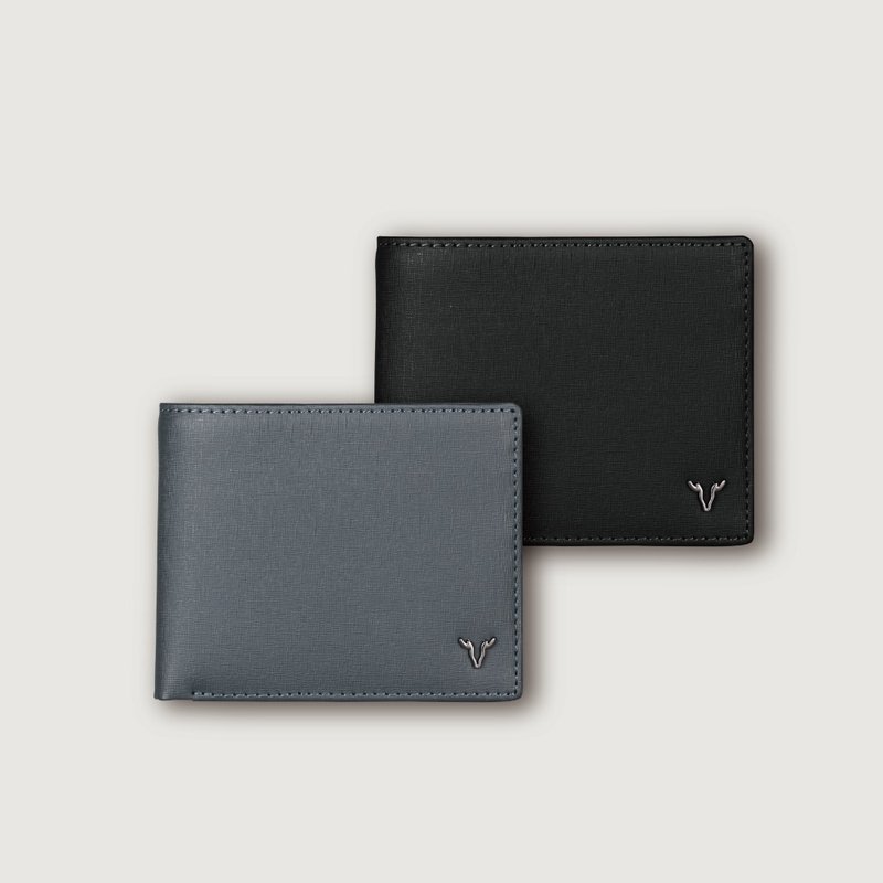 【免費升級送禮包裝】亞岱爾 8卡皮夾-黑色/藍色/VA139W002 - 錢包/皮夾/長短夾 - 真皮 多色