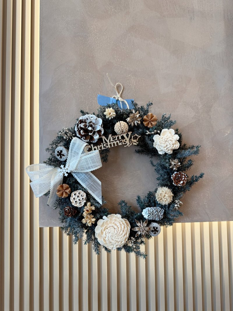 聖誕限定 永生乾燥聖誕花圈/聖誕花圈/聖誕裝飾/聖誕禮物 - 乾燥花/永生花 - 植物.花