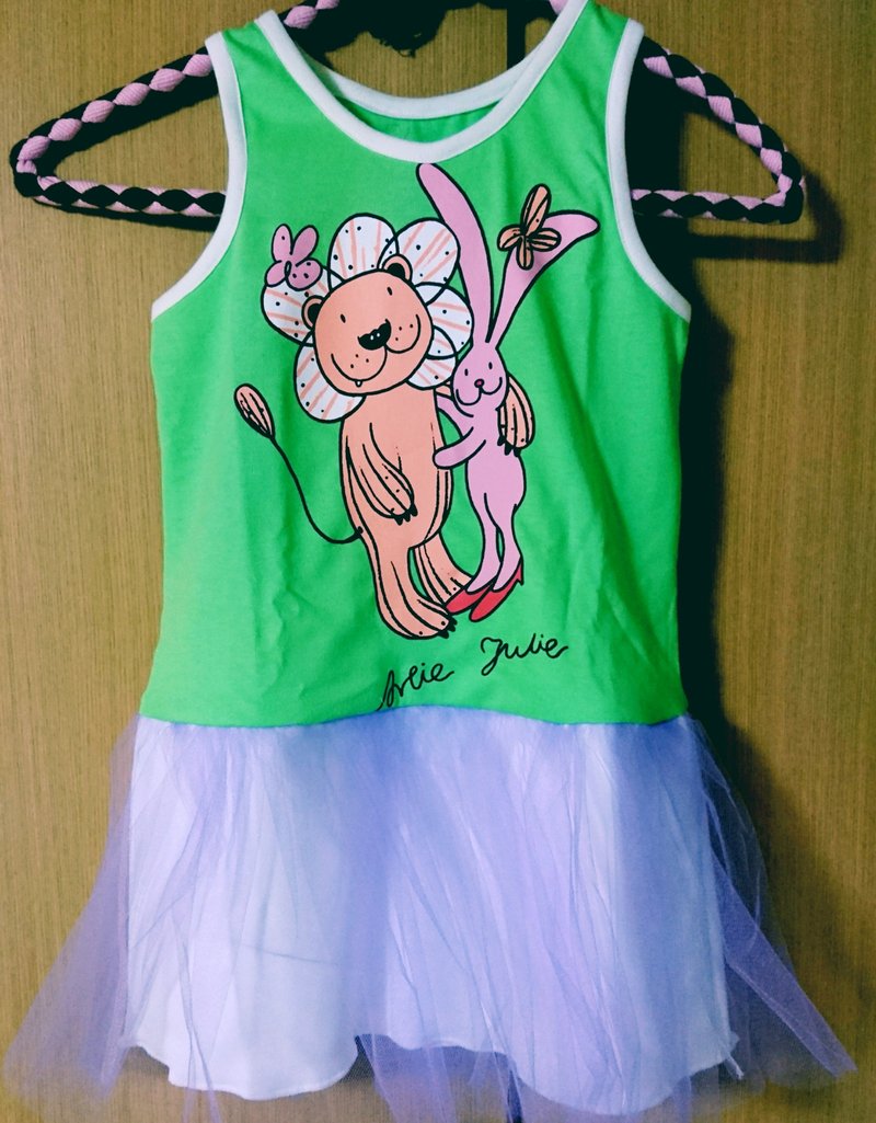 Adi and Julie dresses green 110cm
