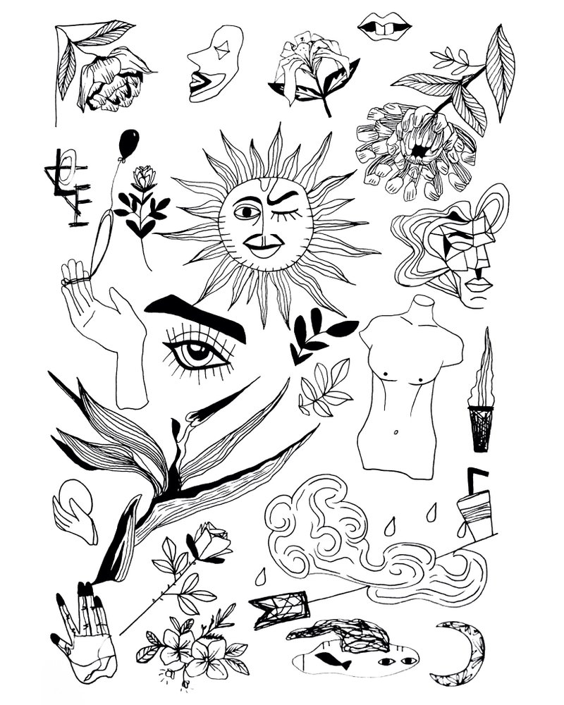 Transparent sticker