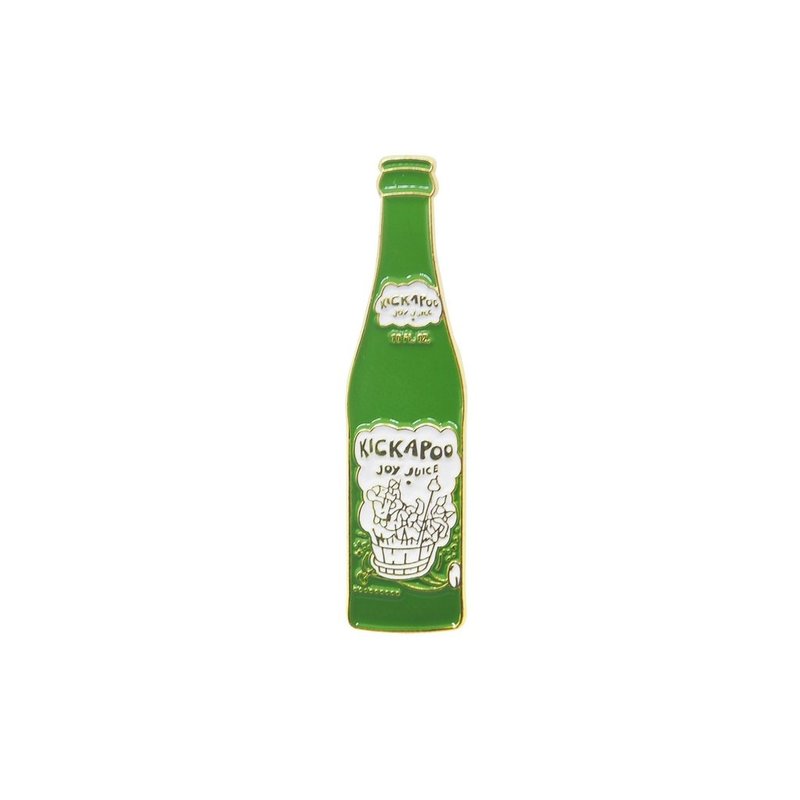 Kickapoo Joy Juice Drink - Vintage Glass Bottle Pin