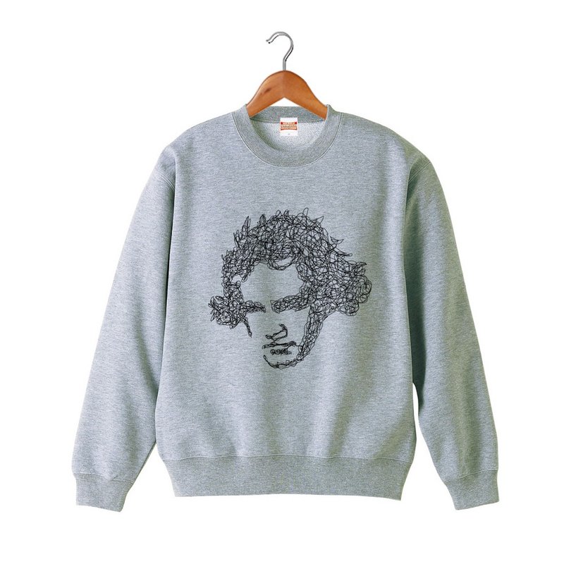 Beethoven Sweat - Unisex Hoodies & T-Shirts - Cotton & Hemp Gray