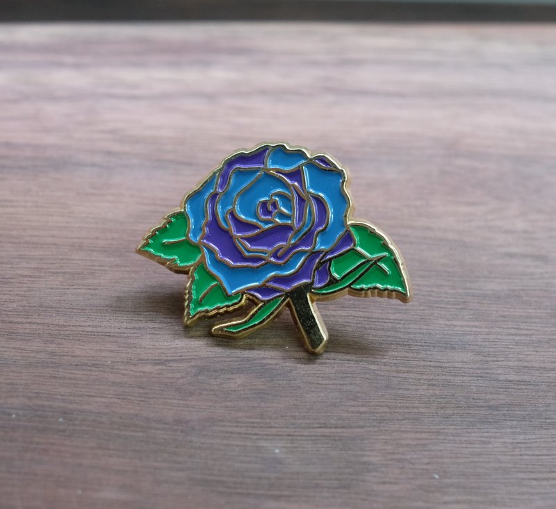 botanical pin - rose