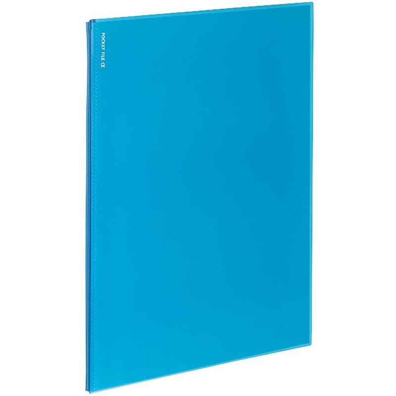 KOKUYO Novita a 12 Pocket Clip-Light Blue