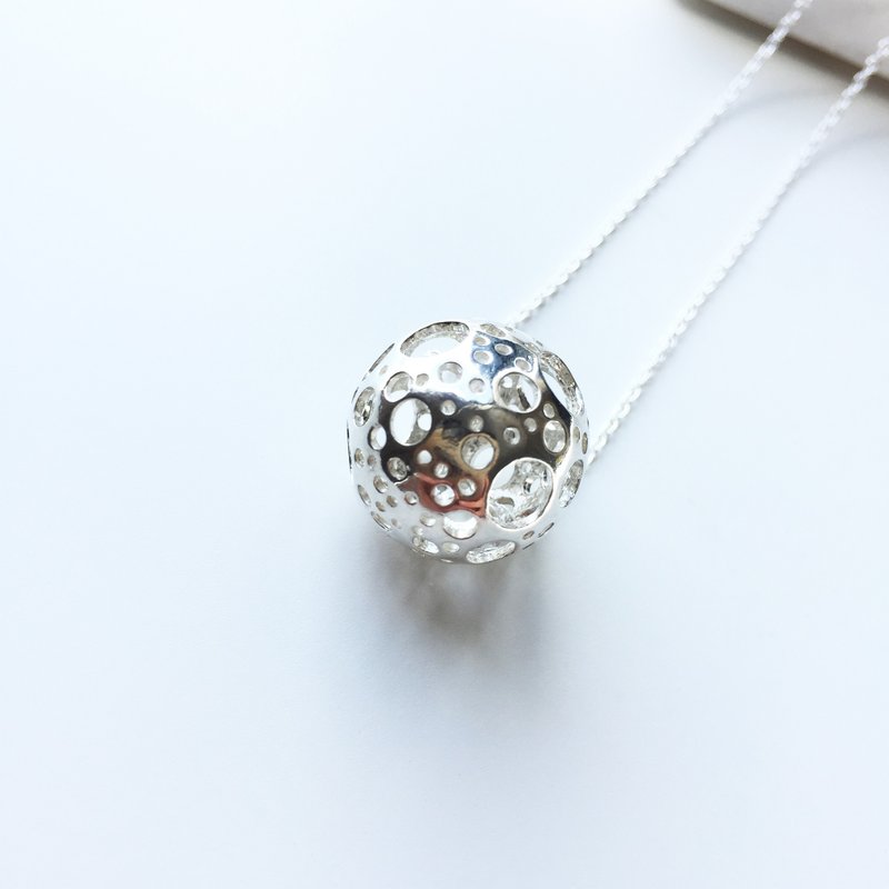 Sterling Silver Snow Ball Necklace