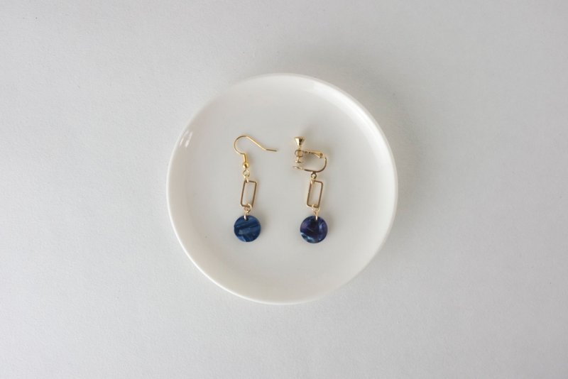 Circledot late night blue earrings earrings earrings earrings