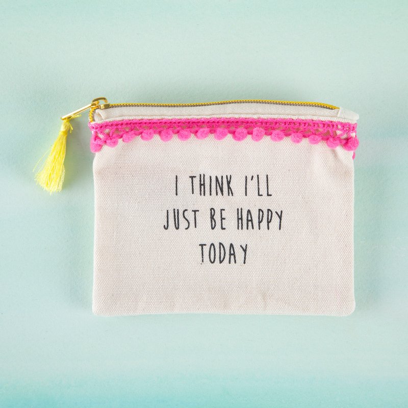 Text coin purse - Happy Today∣CPRS126