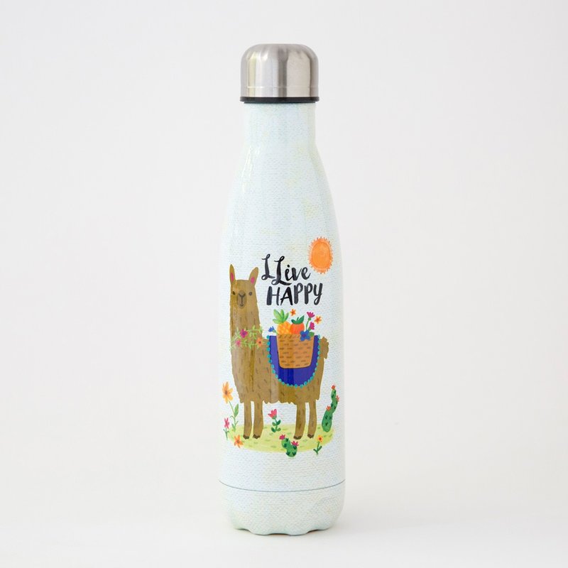 Stainless steel insulation / cold water bottle - alpaca | WB030