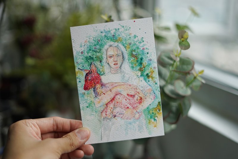 Postcard PC-HU-023 Selfish Hug