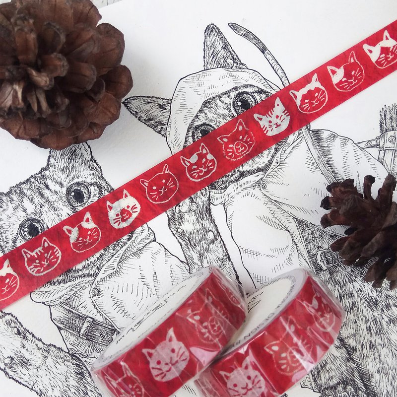 maotopia | Cats wishes paper tape | 1.5cm Japan and paper tape
