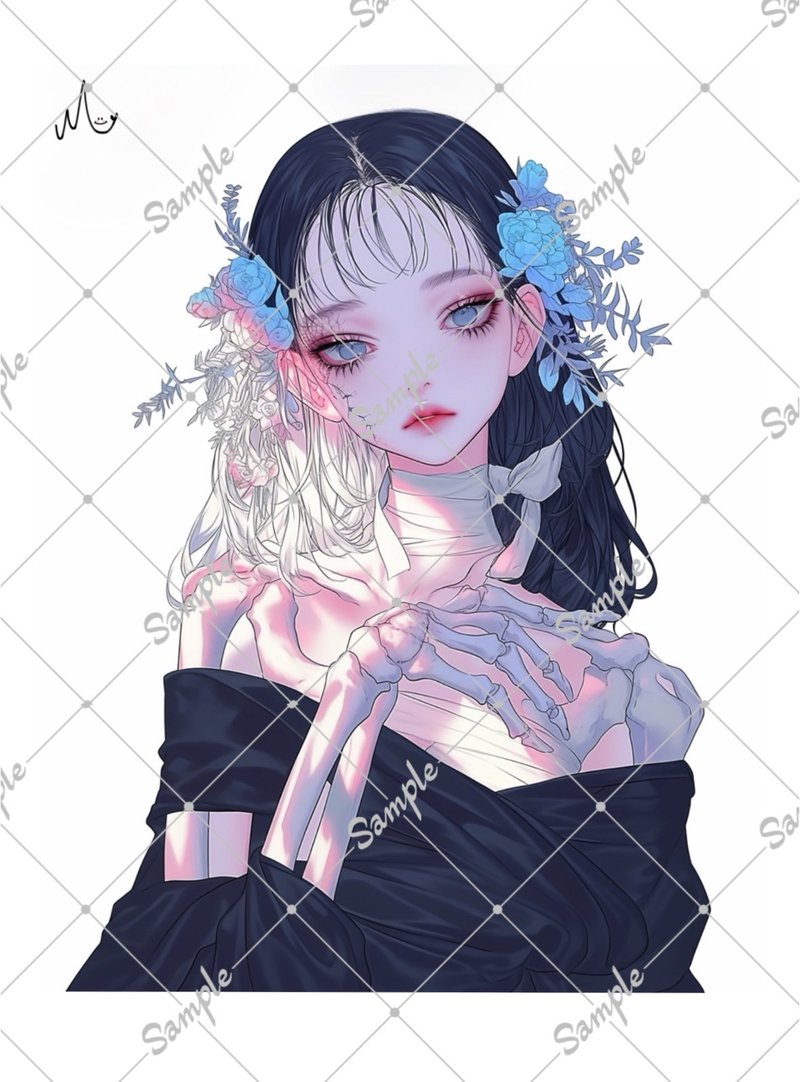 オリジナル人物ステッカー - 貼紙 - 紙