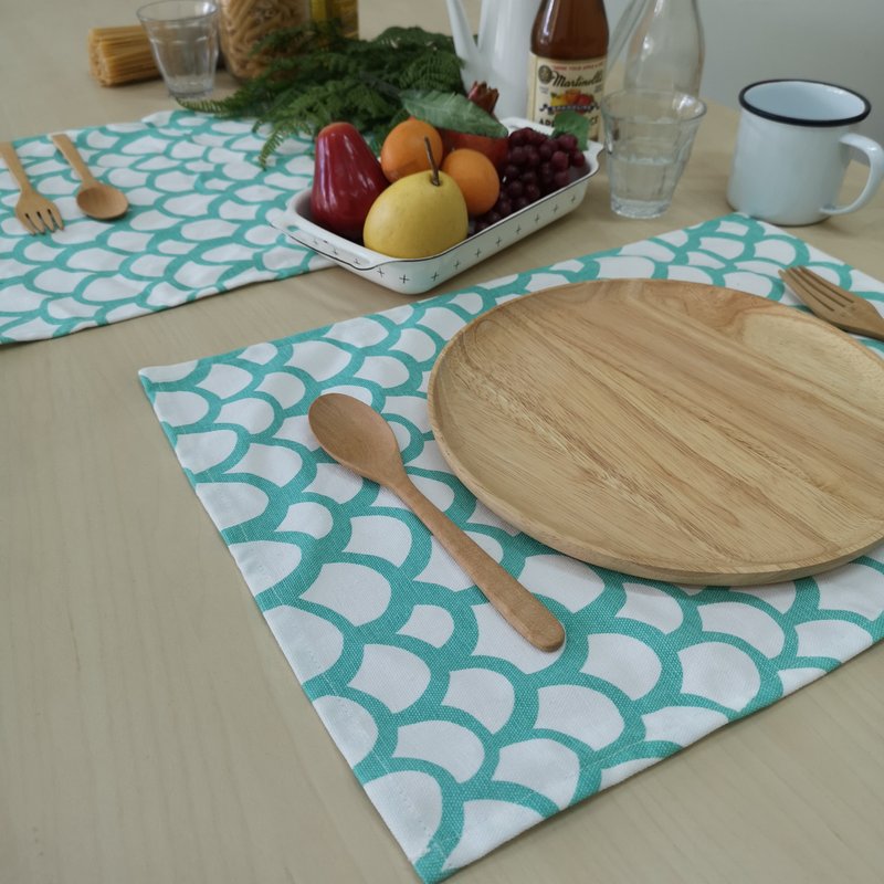 Placemat - Wave mint
