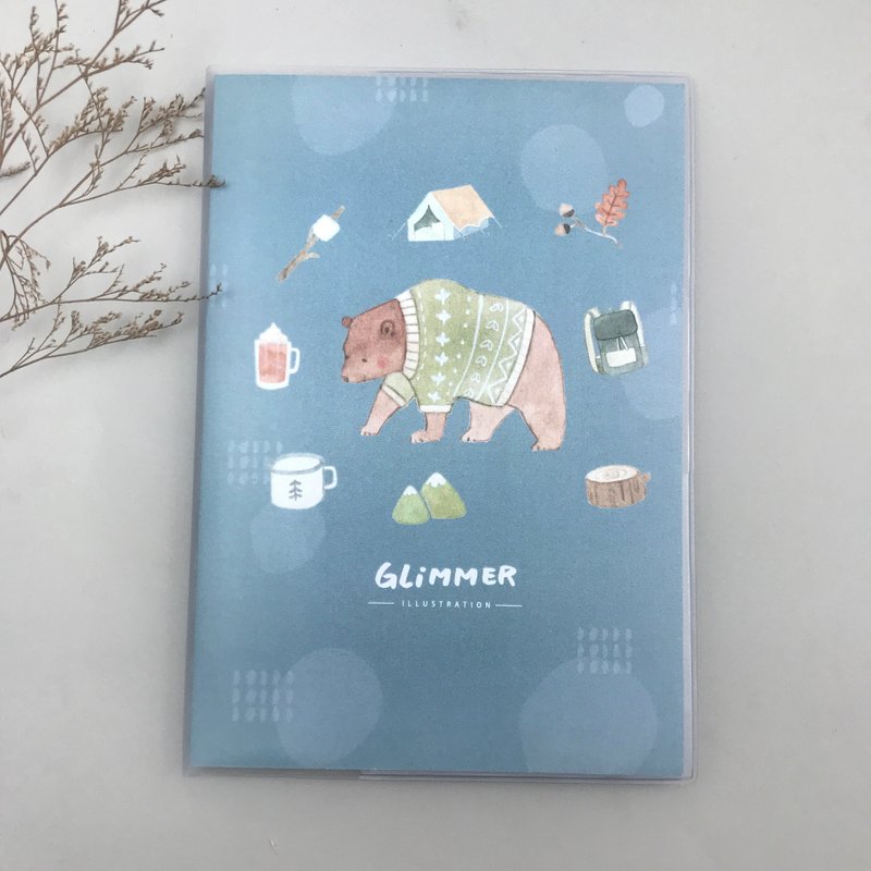 熊來了 - 格紋筆記本 - 筆記本/手帳 - 紙