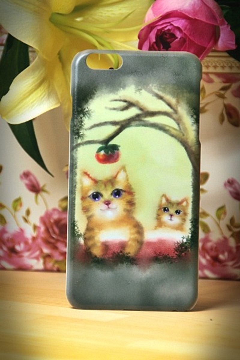 Watercolor cat s007 good near David Videos cat iPhone i5.i6s, i6splus / Android Samsung Samsung, HTC, Sony designer handsets shell / protective cover / kitty cat phone shell