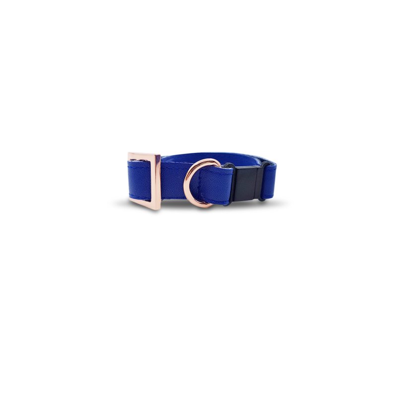 Royal Cat Collar with Rose Gold Hardware (Safety Breakaway Buckle)