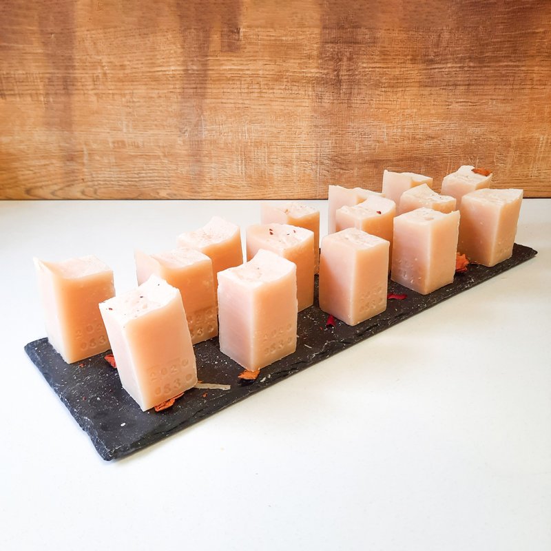 Rose horse oil silk handmade soap