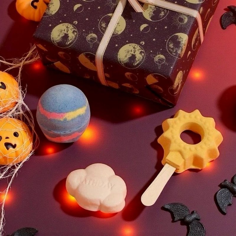 萬聖節送禮首選【BATHDAY泡澡球】Moonlight 月光禮盒 - 沐浴乳/沐浴用品 - 其他材質