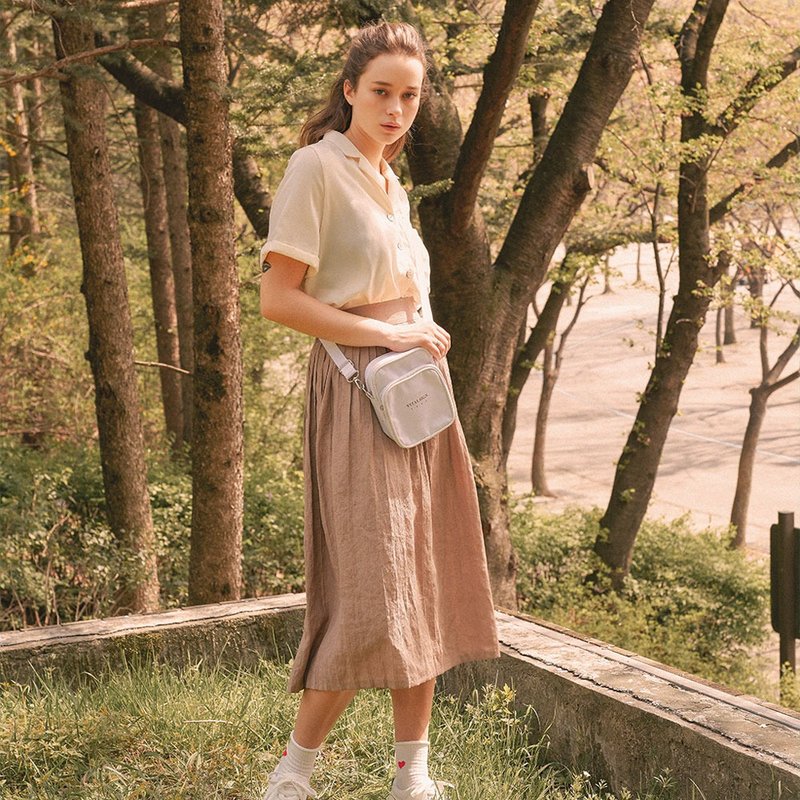VITALSIGN Pleated Long Skirt