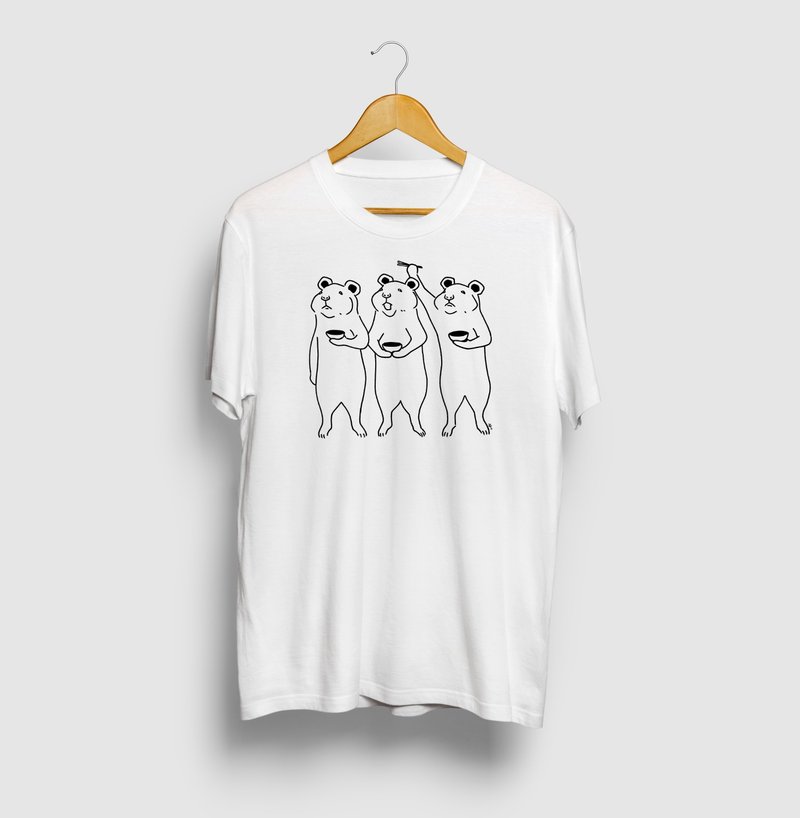 Shimo Hamsters We Request Animal Illustration T-shirt