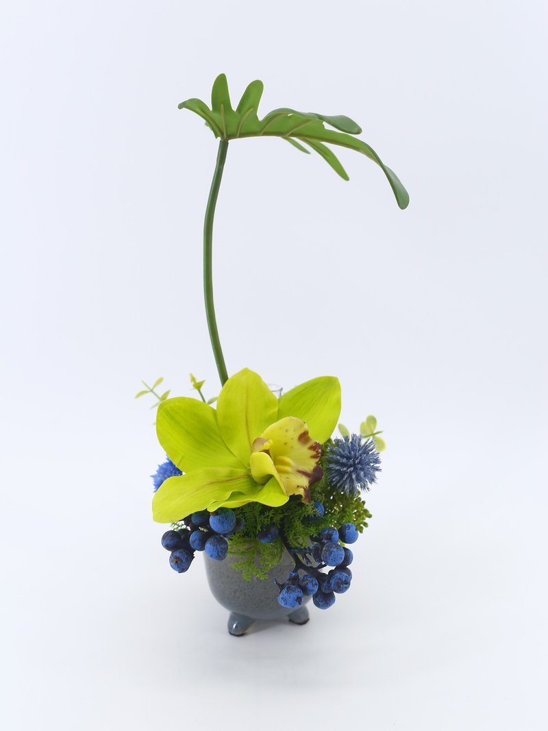 綠東亞蘭日式陶盆香氛花禮/入厝禮/開幕/喬遷/送禮/植栽 - 盆栽/植栽 - 其他材質 綠色