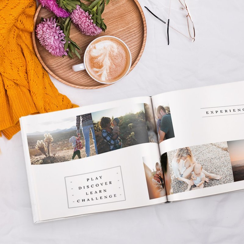 Photobook Thailand 14" x 11" Large Landscape Imagewrap Hardcover Photobook, 40 P