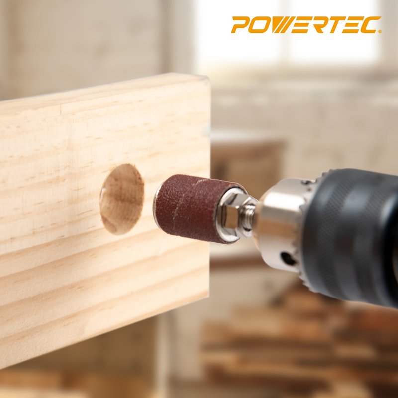 POWERTEC 11300 Sanding Drum Kit, 20 Pack