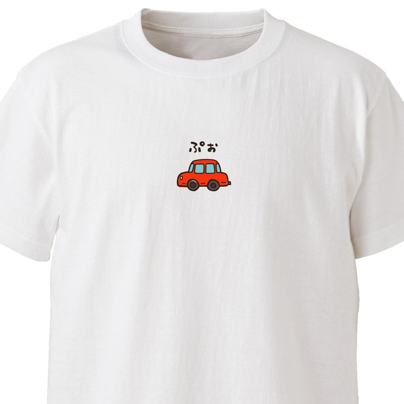 ぷぉ【ホワイト】ekot Tシャツ イラスト-タカ【笹川ラメ子】