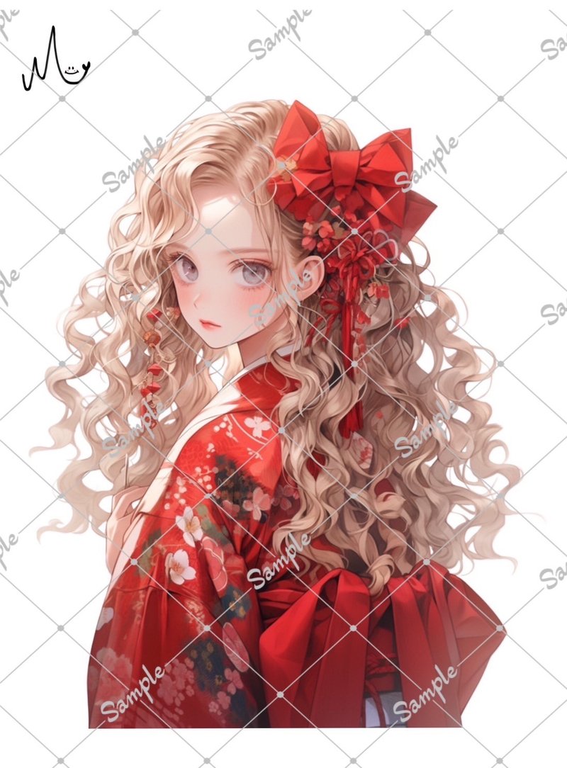 オリジナル人物ステッカー - 貼紙 - 紙