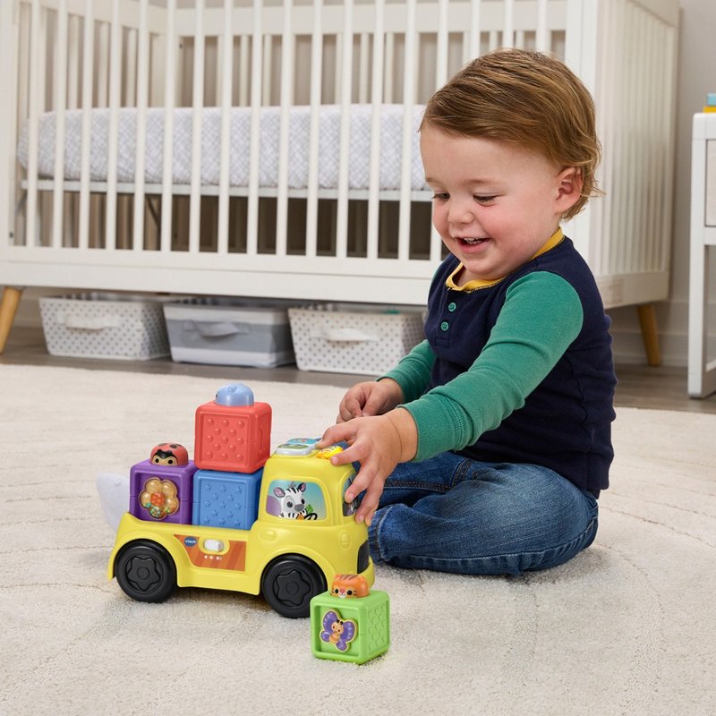 Vtech 積木疊疊樂聲光貨車 - 寶寶/兒童玩具/玩偶 - 塑膠