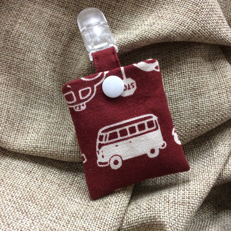 Peace symbol bags | keychain | Claret bottom - small bus