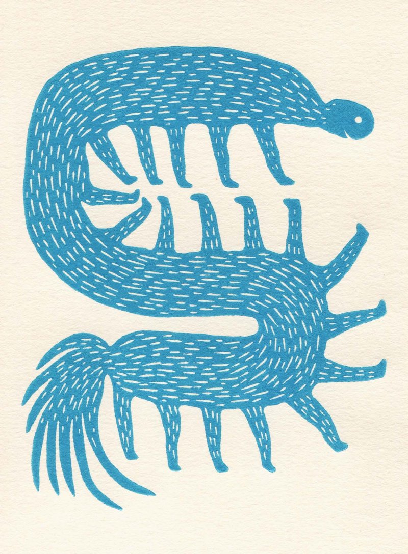Mr. Foot Print Postcard