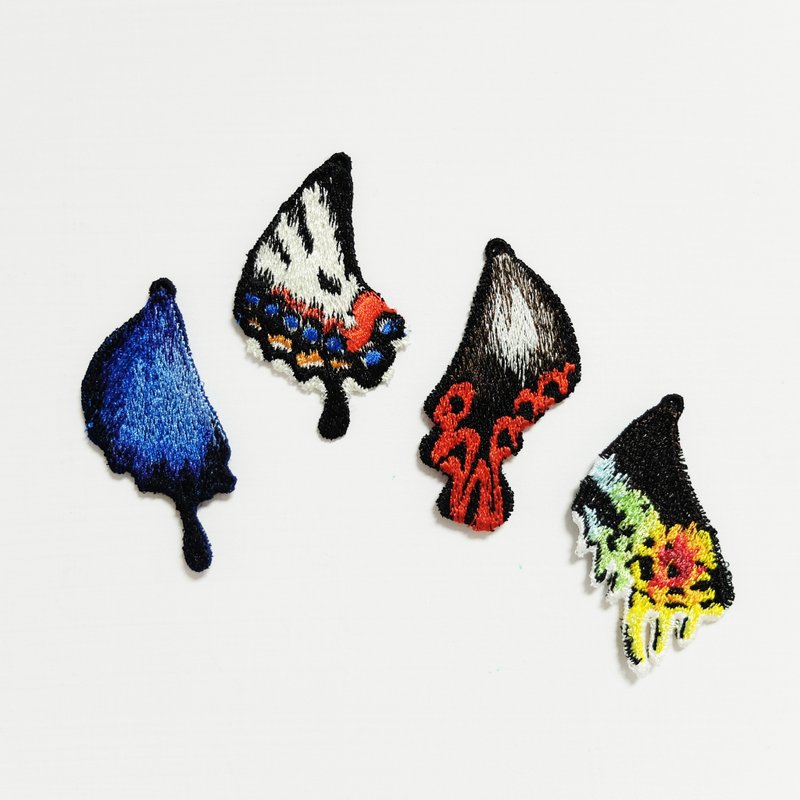 Embroidery butterfly wings / Pteris monarch Monopoly monopoly area