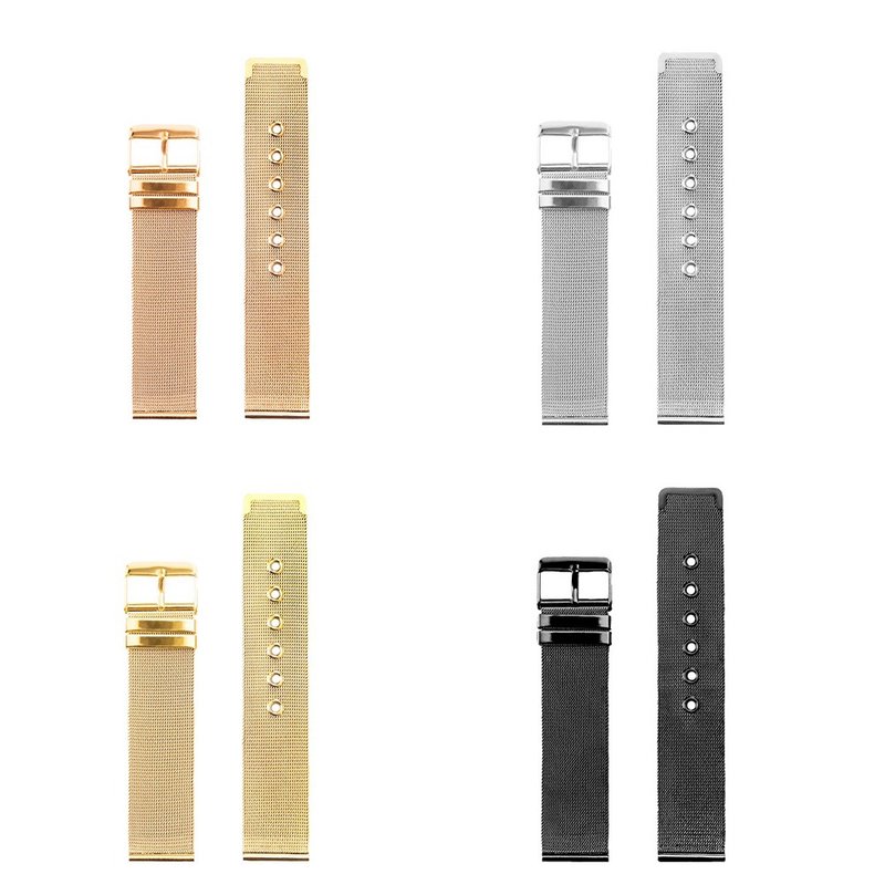 **Europe and the United States popular MESHBAN D. Ultra-thin steel mesh strap (silver/rose gold/black/gold)