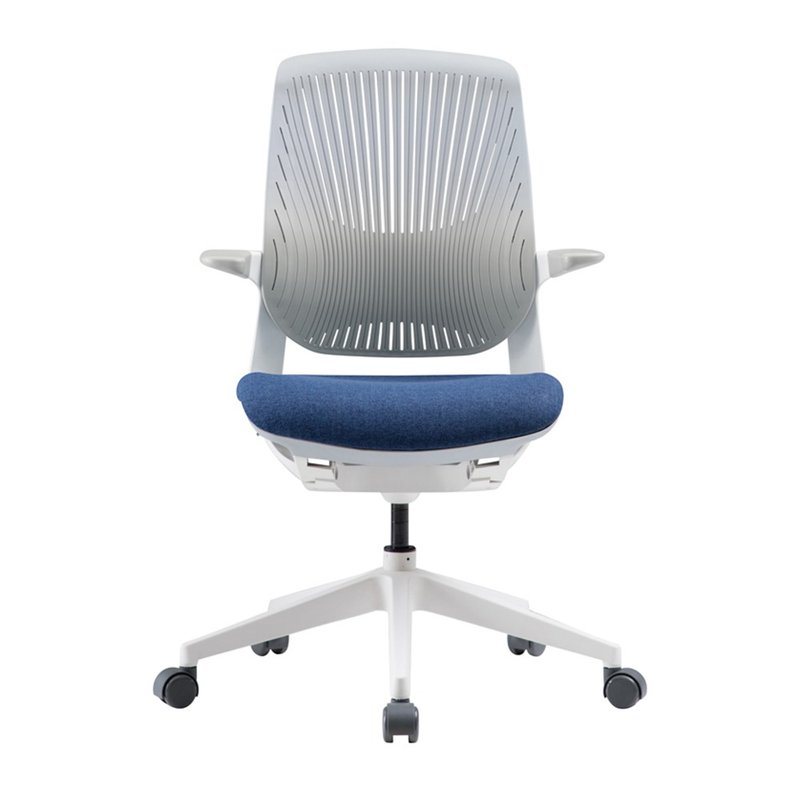 Iloom _Oliver plastic ergonomic (rotary) computer chair (blue) * send storage blanket