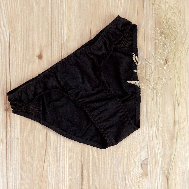Low waist pants - classic black natural my underwear