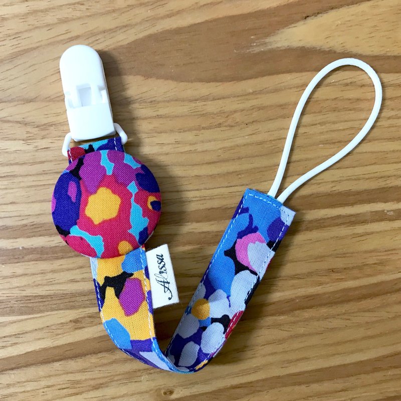 Color Leopard nipple folder pacifier chain