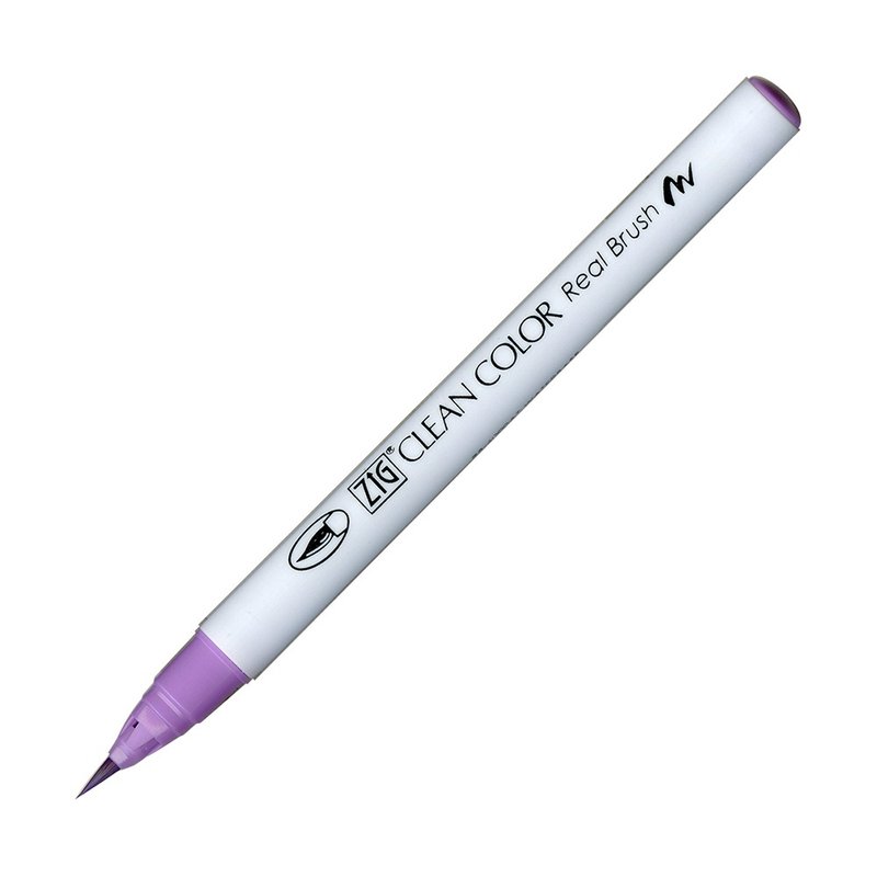 【Kuretake 日本吳竹】ZIG 彩繪毛筆 Light Violet - 其他書寫用具 - 塑膠 紫色