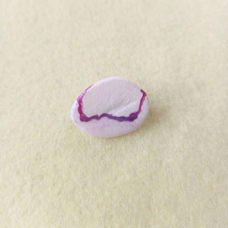 ヘンテコ ブローチ タコの手まり寿司 お寿司 すし sushi たこ タコ 蛸 - 胸針 - 塑膠 紫色