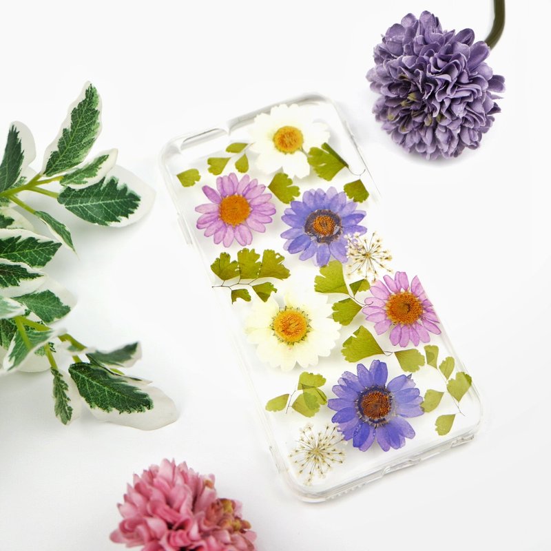 Pressed Real flower phone case - for iphone 5/5s/SE/6/6s/6 plus/6s plus/7/7plus/Samsung S4/S5/S6/S6Edge/S7/S7Edge/Note3/Note4/Note5