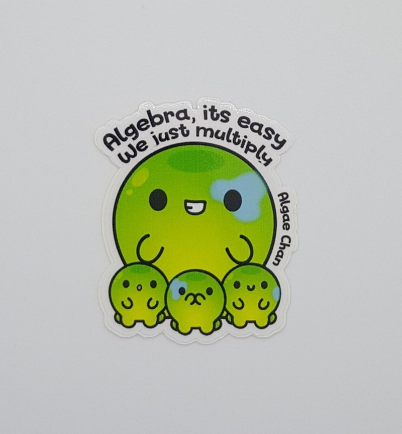Algae Chan There's 4 of Us! cute anime Sticker