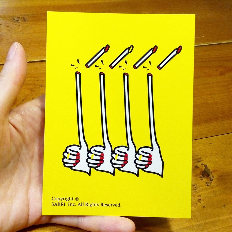 Like the pocky, like the fragile praise (can make A3 size poster) Birthday Card Design Coloring Illustrator Picture Card Universal Card Art Love Special Funny Strange Characteristic Weird Cute Taiwan