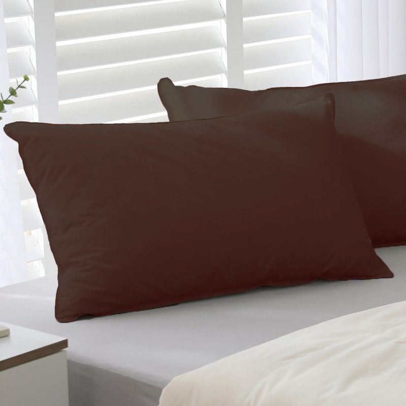 Daily pillow / Q bomb nano material / Bring you a new sleep experience / Simple brown