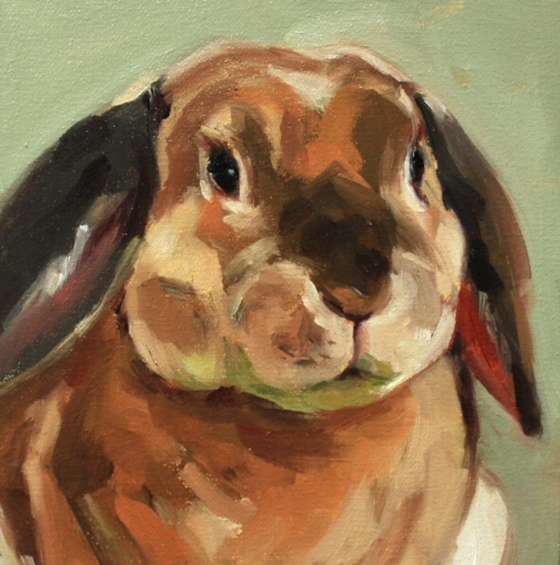 Bella/Pet portrait oil painting