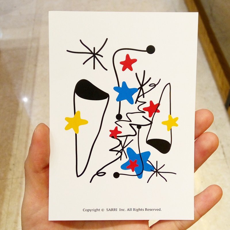 "Tooth" (Can make A3 size poster) Birthday Card Design Coloring Illustration Photobook Card Universal Card Art Art Modern Lovers Love Special Interesting Weird Features Weird Cute Taiwan Yellow Fun Funny Eye-catching Tide Art Glitter Flash Cool N