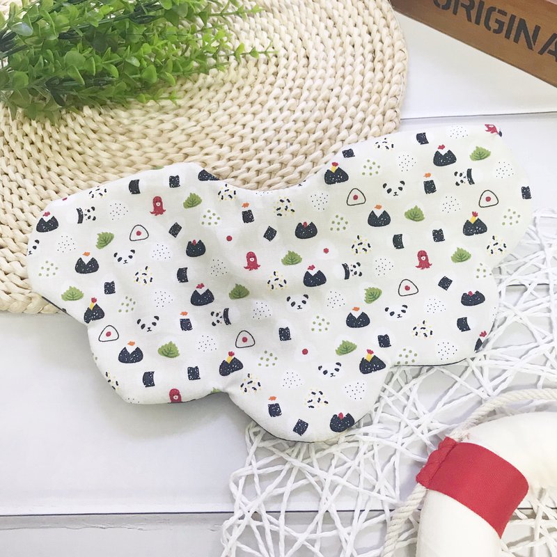 Panda pinch rice ball bibs saliva towel