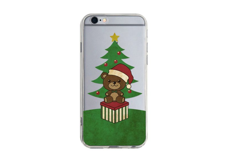 聖誕小熊 - iPhone X 8 7 6s Plus 5s 三星 S7 S8 S9 手機殼 case